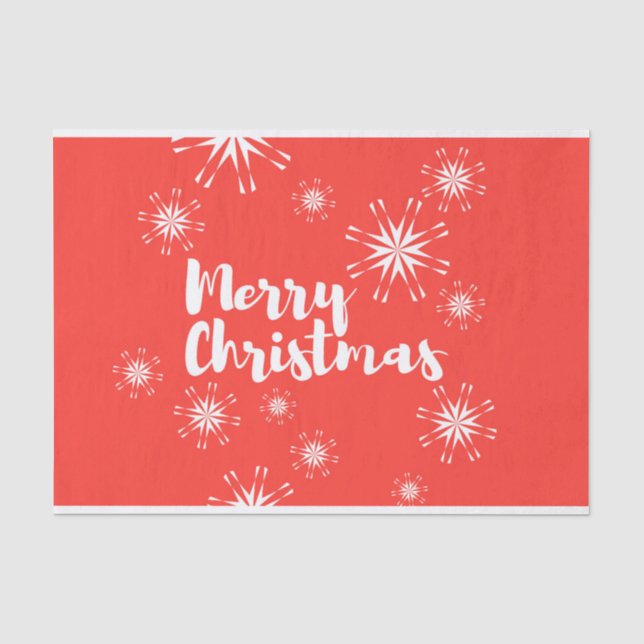 Papel De Seda Design de Feliz e Bravo Natal Feliz (Frente )