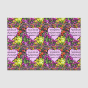 PAPEL DE SEDA DESIGN DE FOTO FLORAL PURPLE 22:37