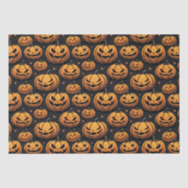 Papel De Seda Design de Halloween de Jack-o-Lanterna
