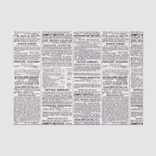 Papel De Seda Design de jornal antigo