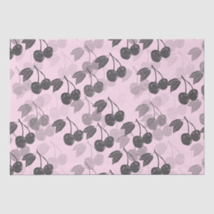 Papel De Seda Design de madeira de cinza de madeira em rosa Boni
