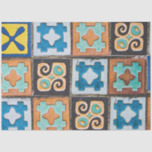 Design de padrão de Azulejo de cerâmicos colorido