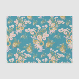 Papel De Seda Design de pétala abstrato alegre