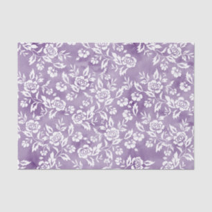 Papel De Seda Design de Rosa Branca no Fundo Puro