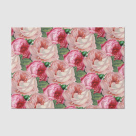 Papel De Seda Design de Rosa Rosa Rosa Artesanato Floral