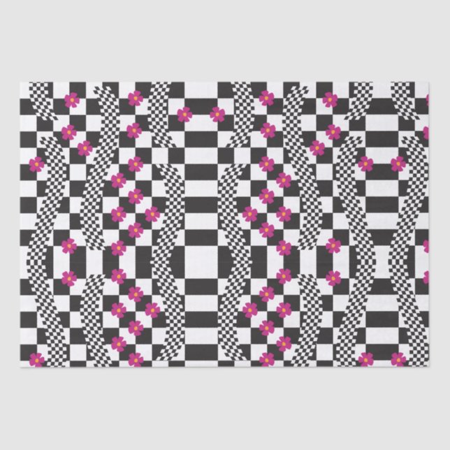 Papel De Seda Design de teclado retroativo (Frente )