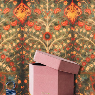 Papel De Seda Design de têxtil anti-índio