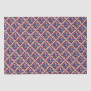 Papel De Seda design de vidro de cor múltipla