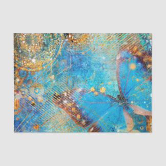 Papel De Seda Design do abstrato da borboleta de Steampunk do