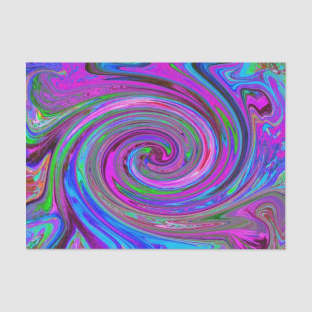 Papel De Seda Design do dispositivo retrorreflector com espiral  (Frente )