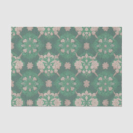 Papel De Seda Design do Estilo Vitoriano Repetitivo Verde