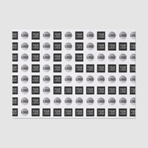 Papel De Seda Design do padrão do logotipo Geométrico 2