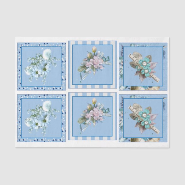 Papel De Seda Design do porto náutico série 13 (Frente )