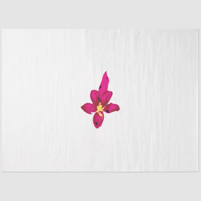 Papel De Seda Design, Dourado claro, vermelho púrpura (Frente )