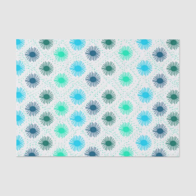 Papel De Seda Design em tons de azul (Frente )