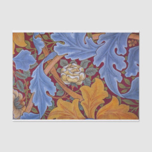 Papel De Seda Design floral do vintage de William Morris St