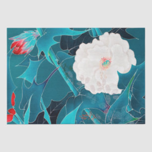 Papel De Seda Design Floral Japonês