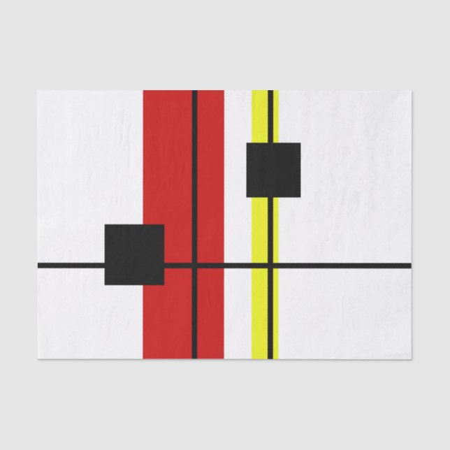 Papel De Seda Design geométrica (Frente )