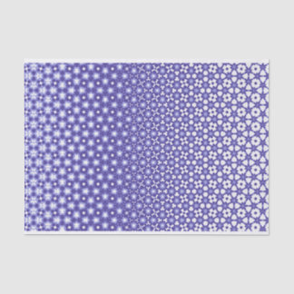 Papel De Seda design geométrica branca e azul de morphing