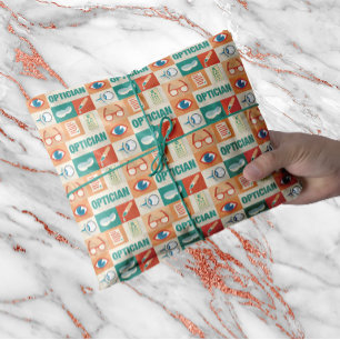 Papel De Seda Design icónico do óptico profissional