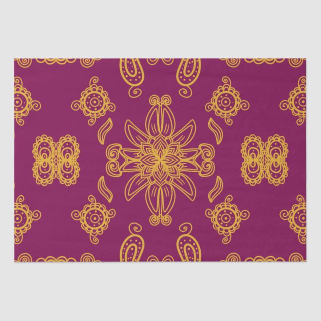 Papel De Seda Design indien (Frente )