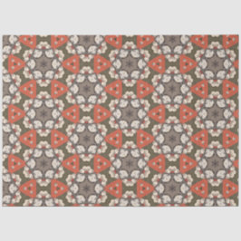 Papel De Seda Design japonês em vermelho e padrão de círculo de 