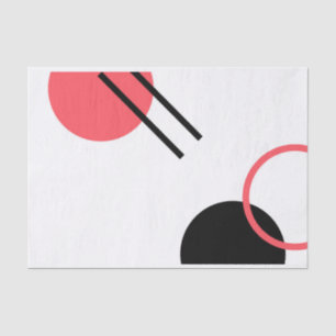 Papel De Seda Design moderna, simples, urbana, geométrica de ten