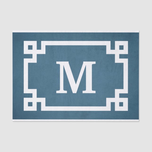 Papel De Seda Design Monograma (Frente )