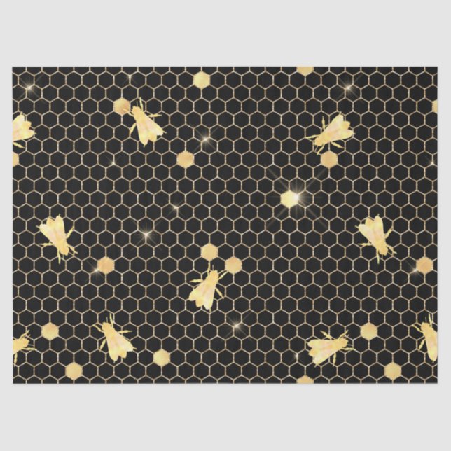 Papel De Seda Design nº 6 da série Glam Honeycomb (Frente )