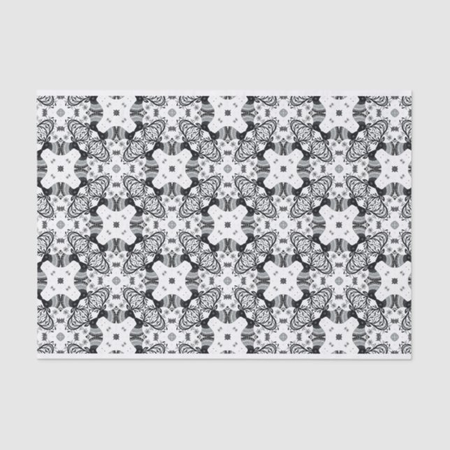 Papel De Seda design retrô legal (Frente )