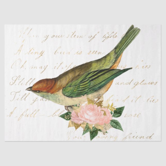 Papel De Seda Design série Buquê 85 (Frente )