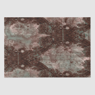 Papel De Seda Design Usando o Mapa Vintage de Boston de 1897