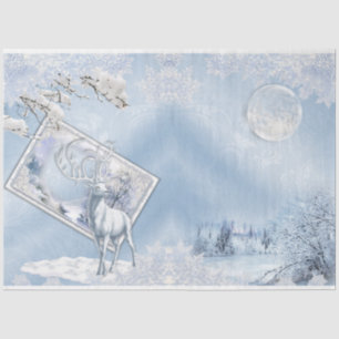 Papel De Seda Design Wonderland de inverno série 9