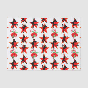 Papel De Seda Designs DE NATAL DE FIGURA FESTIVA