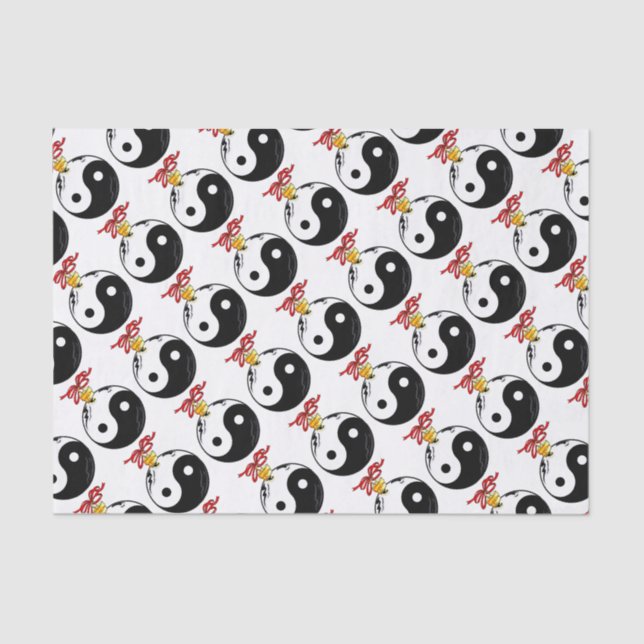 Papel De Seda Designs de Natal Zen (Frente )