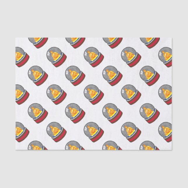 Papel De Seda Designs de Natal Zen (Frente )