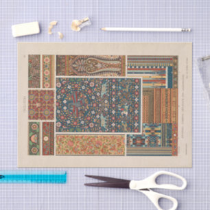 Papel De Seda Designs Ornamentais Vintage Heinrich Dolmetsch
