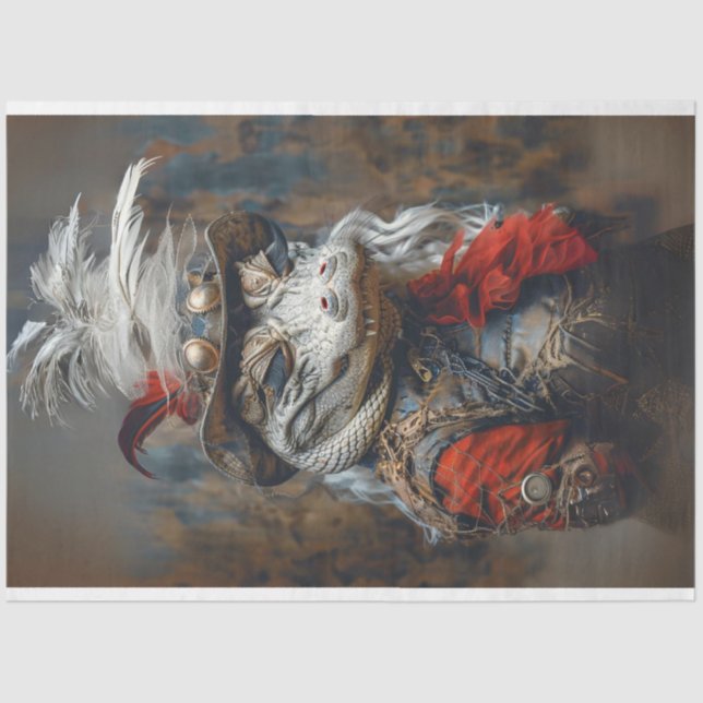 Papel De Seda Desligador de Encantamento Steampunk (Frente )