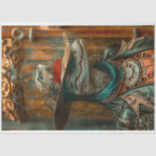 Papel De Seda Desligador do Xerife Steampunk