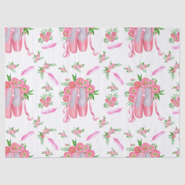 Papel De Seda Desligadores de balé (Design 12) (Frente )