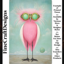 Desligamento BS9, Pássaro Rosa Engraçado, de Perna