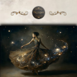 Papel De Seda Desligamento Celestial Dancer Galáxia