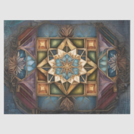 Papel De Seda Desligamento da Jewel Color Mandala