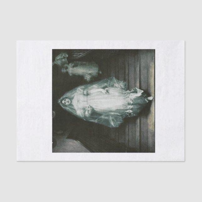 Papel De Seda Desligamento da noiva fantasma do Halloween (Frente )