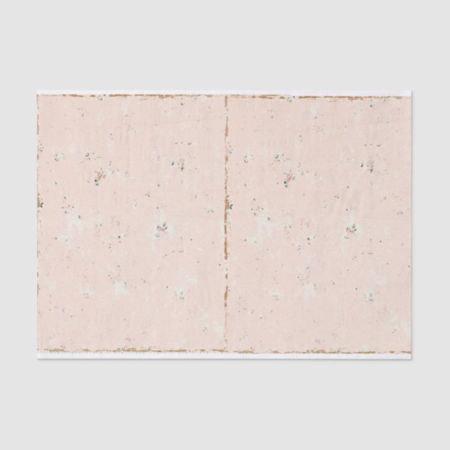 Papel De Seda Desligamento de Chique Floral Desvanecido (Frente )