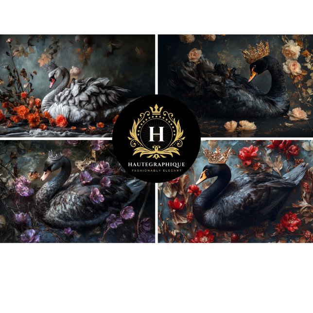 Papel De Seda Desligamento de Colagem Swan (Criador carregado)