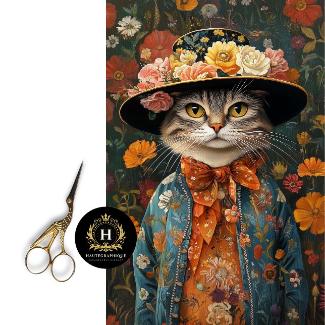 Papel De Seda Desligamento de Decores de Gato Boêmico (Criador carregado)