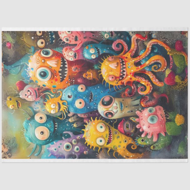 Papel De Seda Desligamento de Mobiliário para Crianças do Sea Wo (Frente )