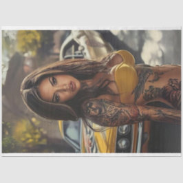 Papel De Seda Desligamento de músculo nostálgico Carro Lindas Mu