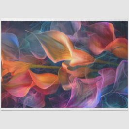 Papel De Seda Desligamento de Neon Translucent Calla Lillie